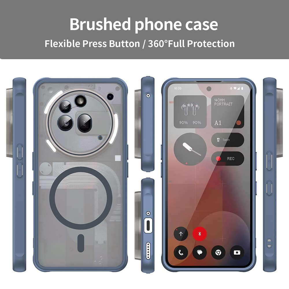 Techsuit HaloFrost II MagSafe pro Nothing Phone (3a) Pro námořnická modrá - náhled 3