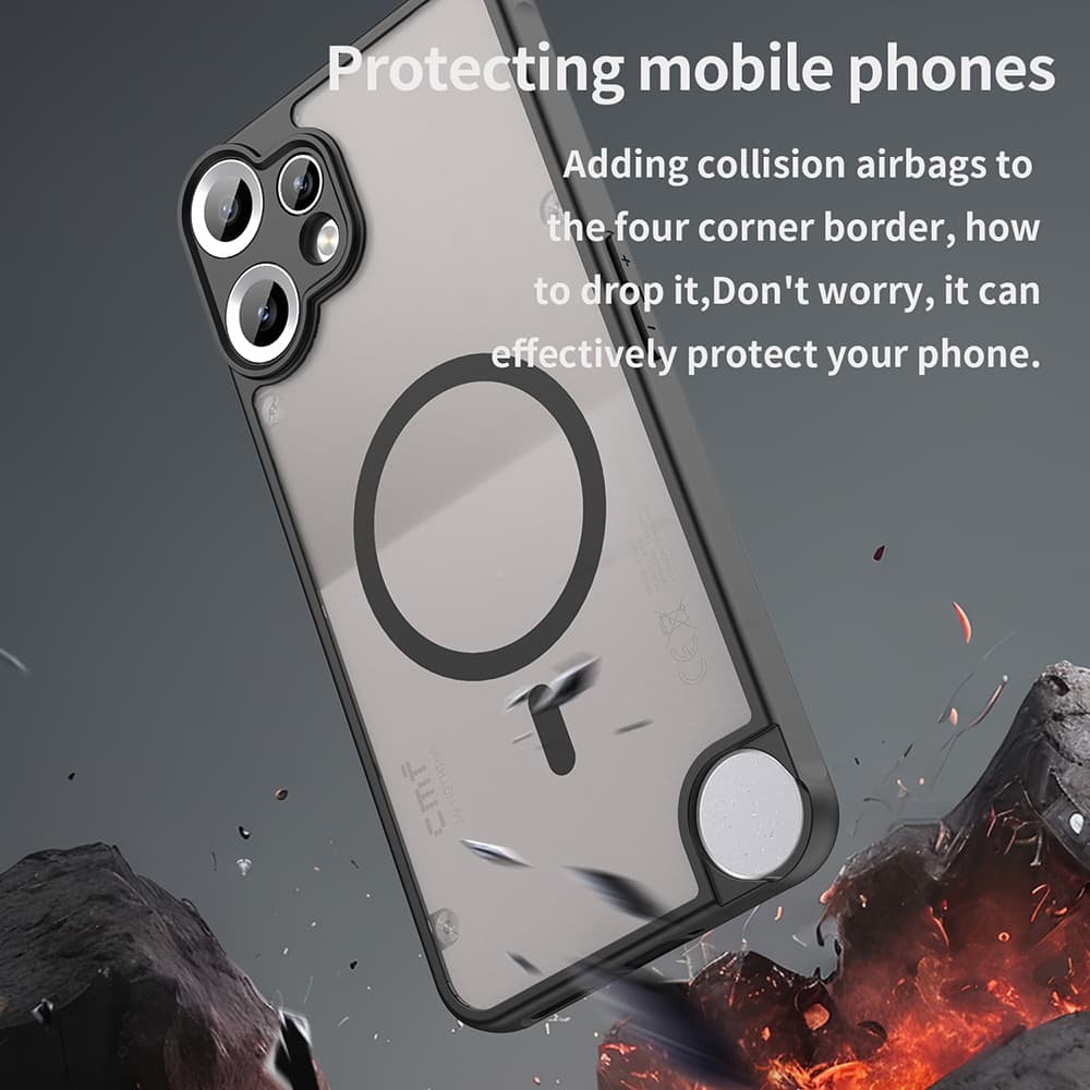 Techsuit HaloFrost II MagSafe pro Nothing CMF Phone 2 Pro černý - náhled 3