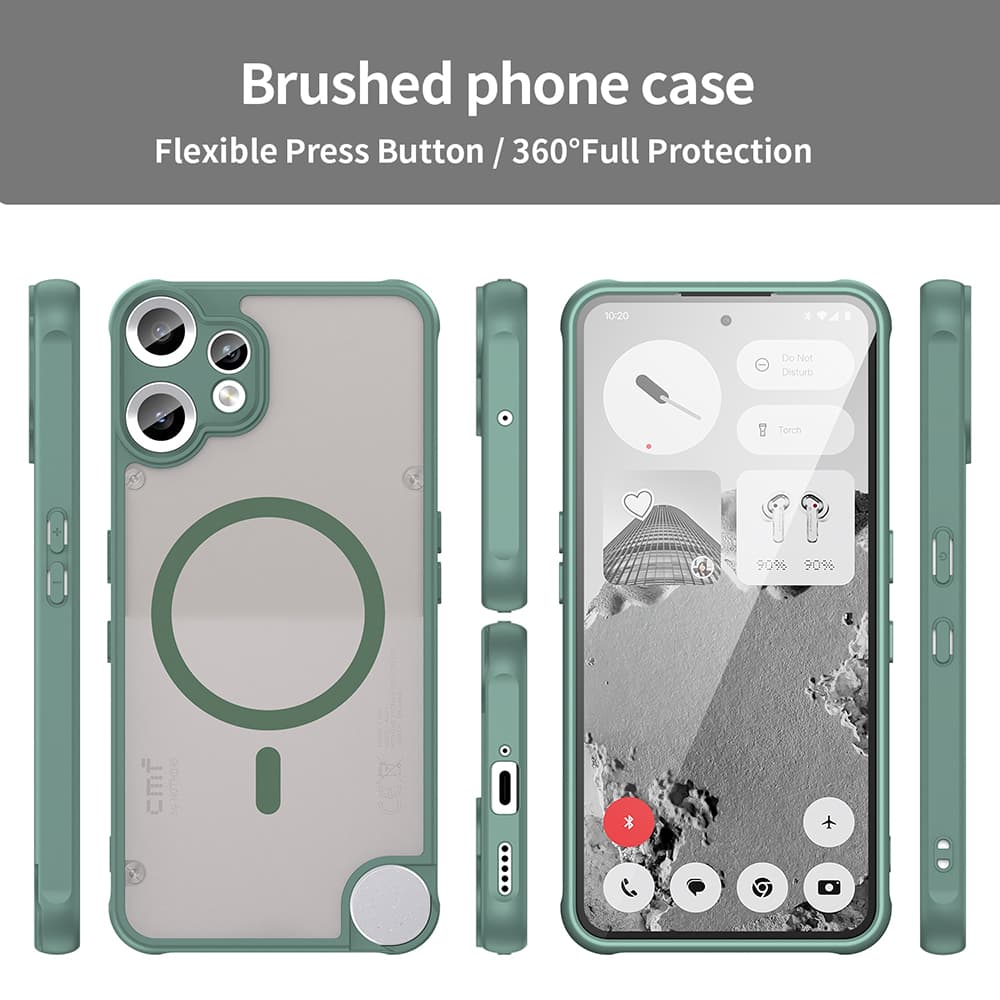 Techsuit HaloFrost II MagSafe pro Nothing CMF Phone 2 Pro zelený - náhled 3
