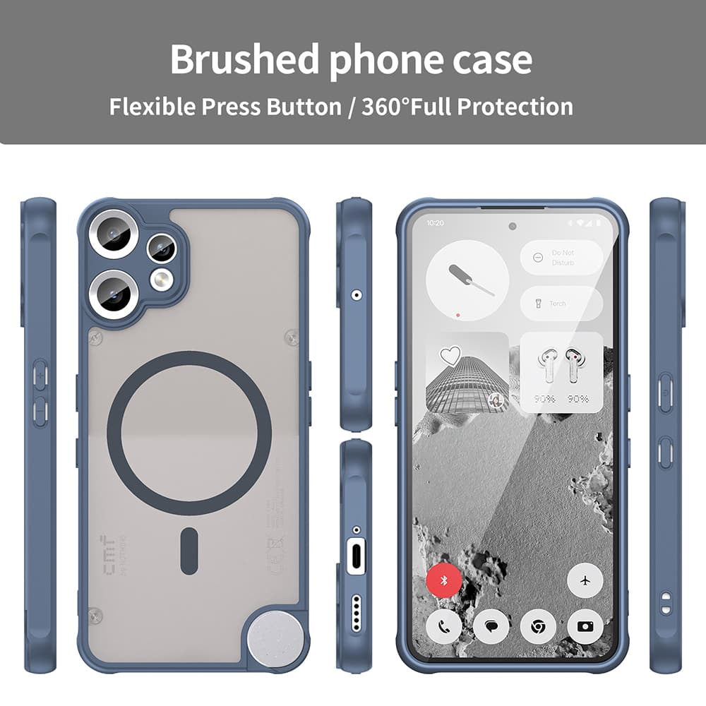 Techsuit HaloFrost II MagSafe pro Nothing CMF Phone 2 Pro námořnická modrá - náhled 3