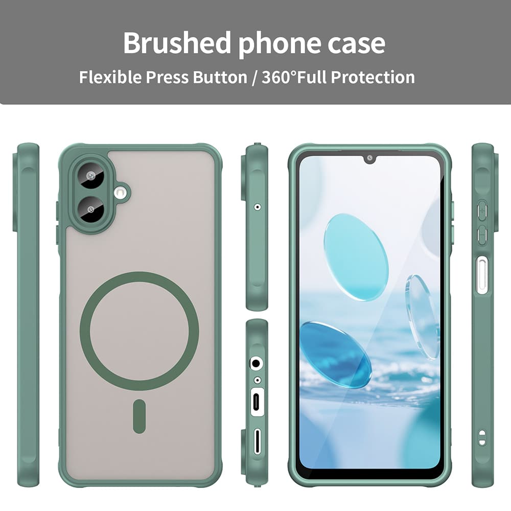 Techsuit HaloFrost II MagSafe pro Samsung Galaxy A07 4G zelený - náhled 3
