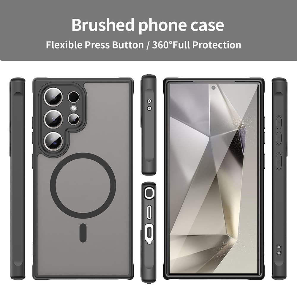Techsuit HaloFrost II MagSafe pro Samsung Galaxy S24 Ultra černá - náhled 3