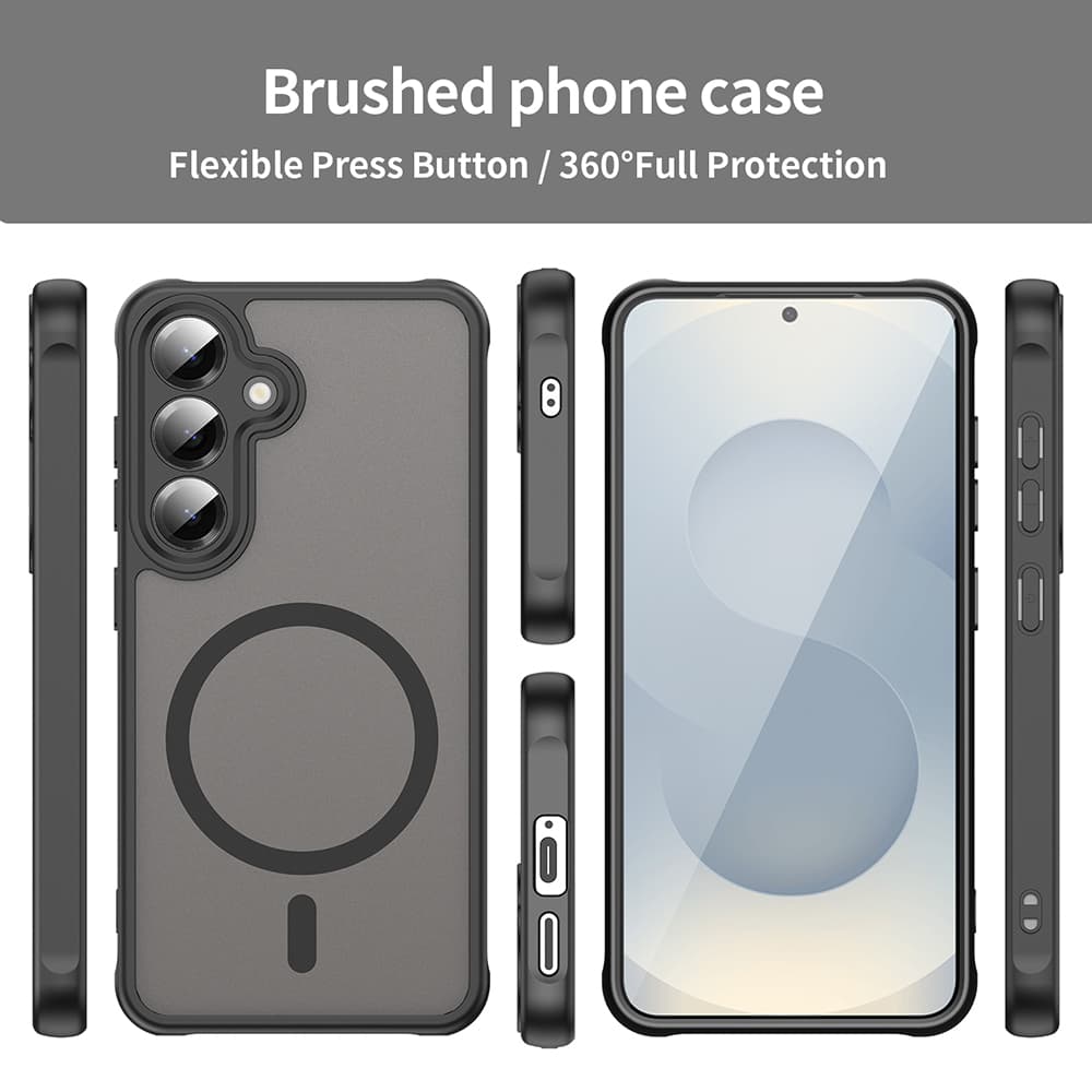 Techsuit HaloFrost II MagSafe pro Samsung Galaxy S24 Plus S25 Plus černá - náhled 3