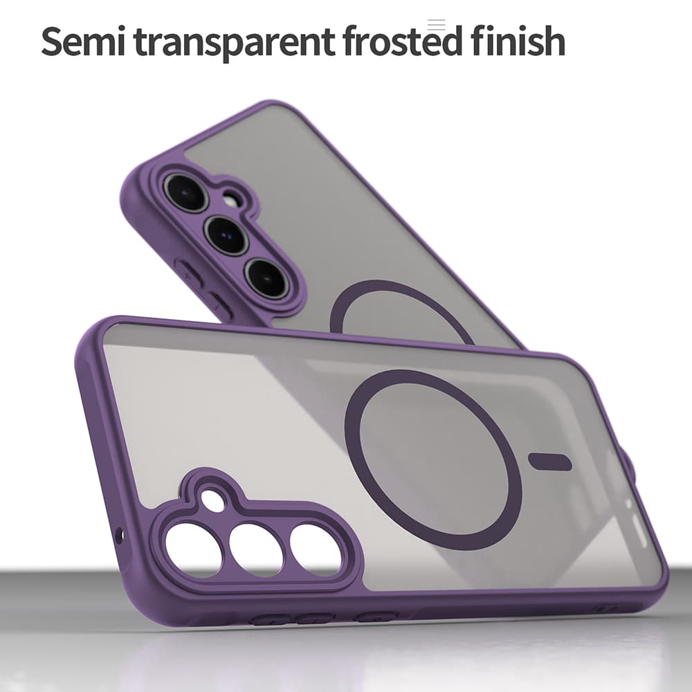 Techsuit HaloFrost II MagSafe pro Samsung Galaxy A55 5G fialová - náhled 3