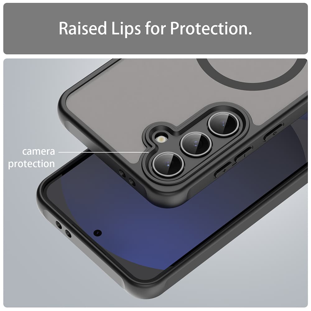 Techsuit HaloFrost II MagSafe pro Samsung Galaxy S24 FE černá - náhled 3