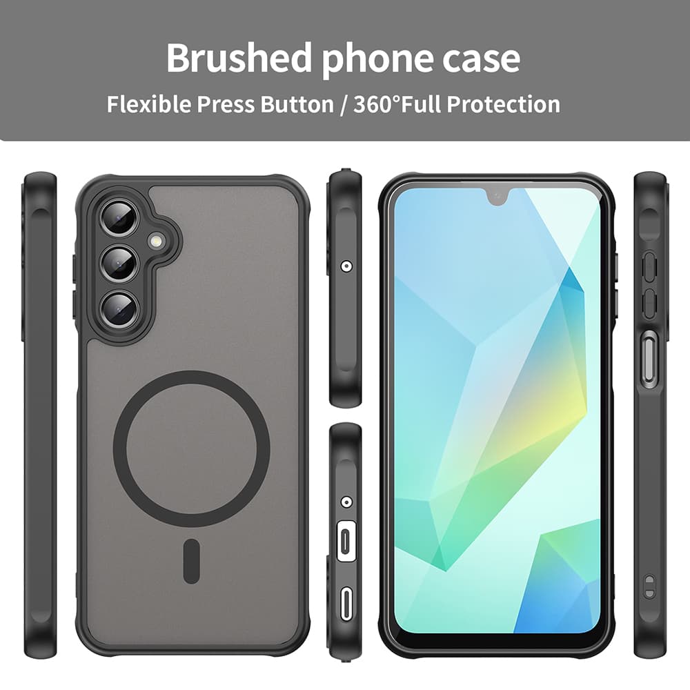 Techsuit HaloFrost II MagSafe pro Samsung Galaxy A16 4G A16 5G černá - náhled 3