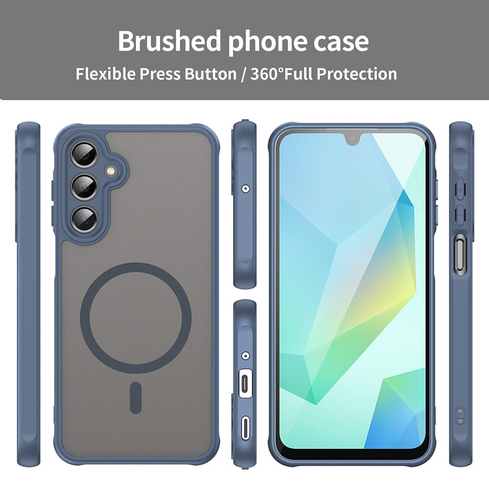 Techsuit HaloFrost II MagSafe pro Samsung Galaxy A16 4G A16 5G tmavě modrá - náhled 3