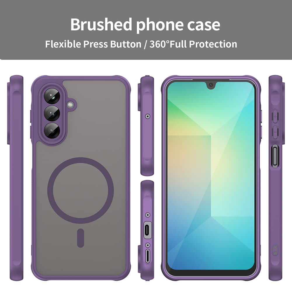 Techsuit HaloFrost II MagSafe pro Samsung Galaxy A26 5G fialová - náhled 3