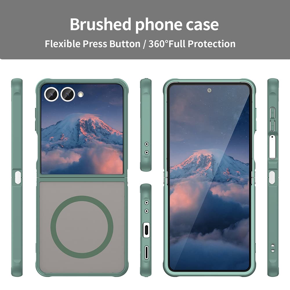 Techsuit HaloFrost II MagSafe pro Samsung Galaxy Z Flip7 zelená - náhled 3
