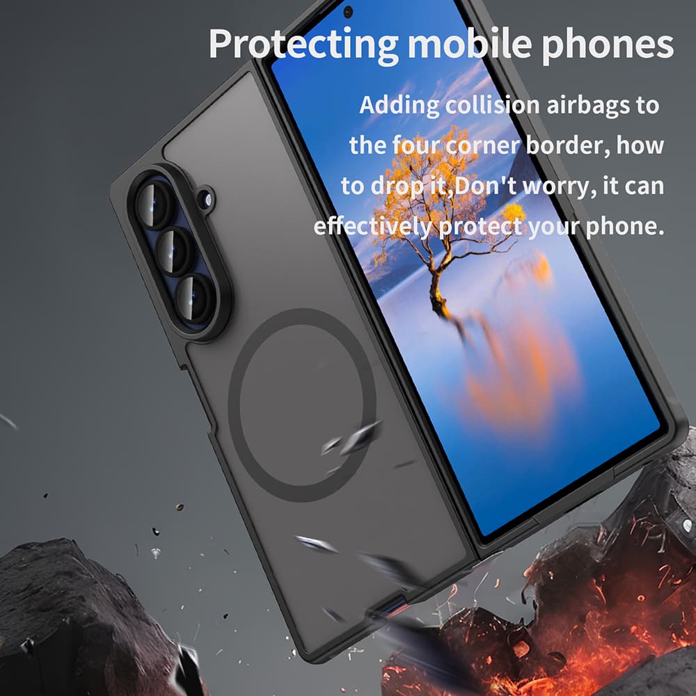 Techsuit - HaloFrost II MagSafe - Samsung Galaxy Z Fold7 - černá - náhled 3