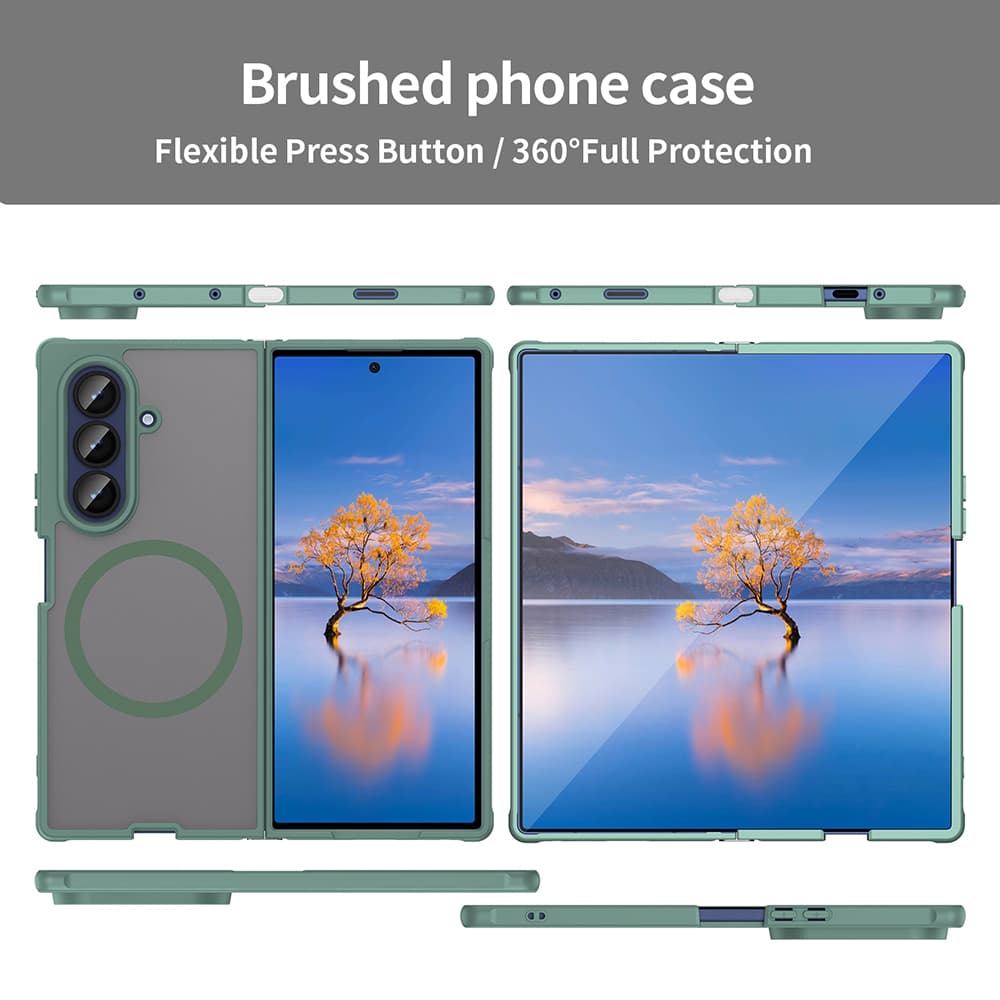 Techsuit HaloFrost II MagSafe pro Samsung Galaxy Z Fold7 zelená - náhled 3