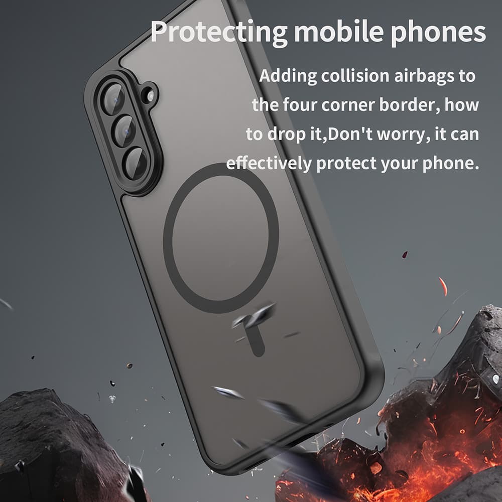 Techsuit HaloFrost II MagSafe pro Samsung Galaxy A17 5G A17 4G černá - náhled 3
