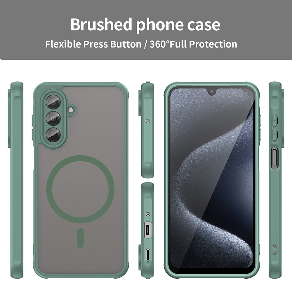 Techsuit HaloFrost II MagSafe pro Samsung Galaxy A17 5G A17 4G zelená - náhled 3