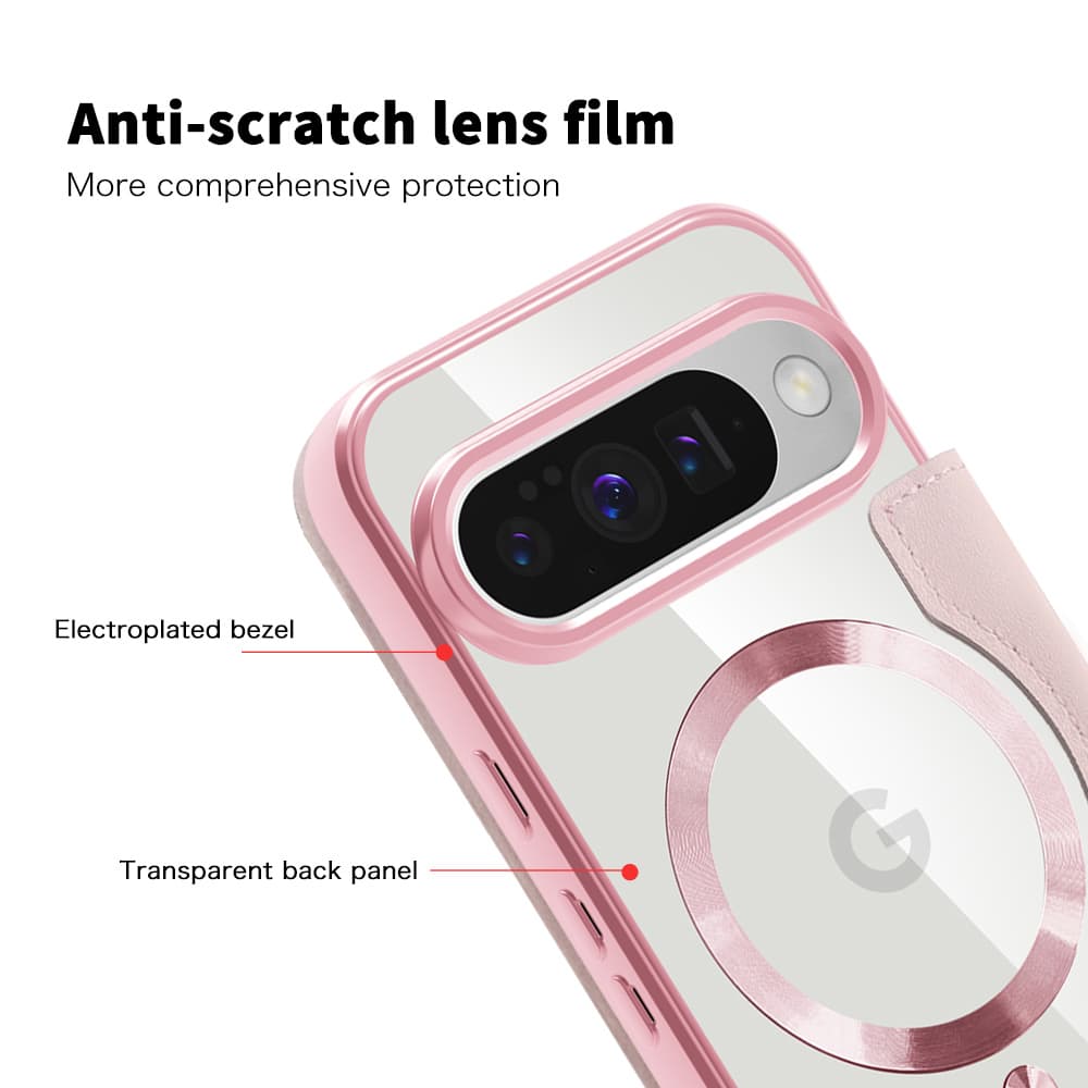 Pouzdro na knihu Techsuit SmartMag pro Google Pixel 10 10 Pro růžové - náhled 3