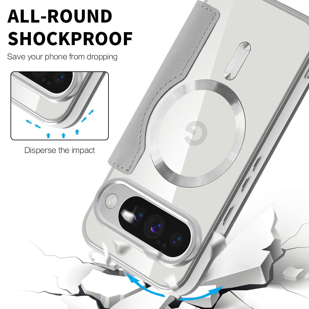 Pouzdro na knihu Techsuit SmartMag pro Google Pixel 10 Pro XL šedé - náhled 3