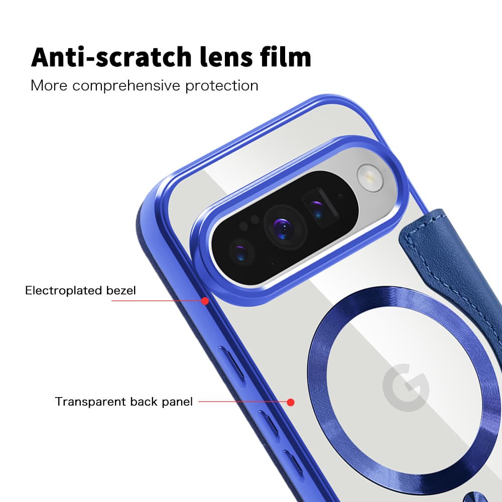 Pouzdro Techsuit SmartMag Book pro Google Pixel 10 Pro XL modré - náhled 3