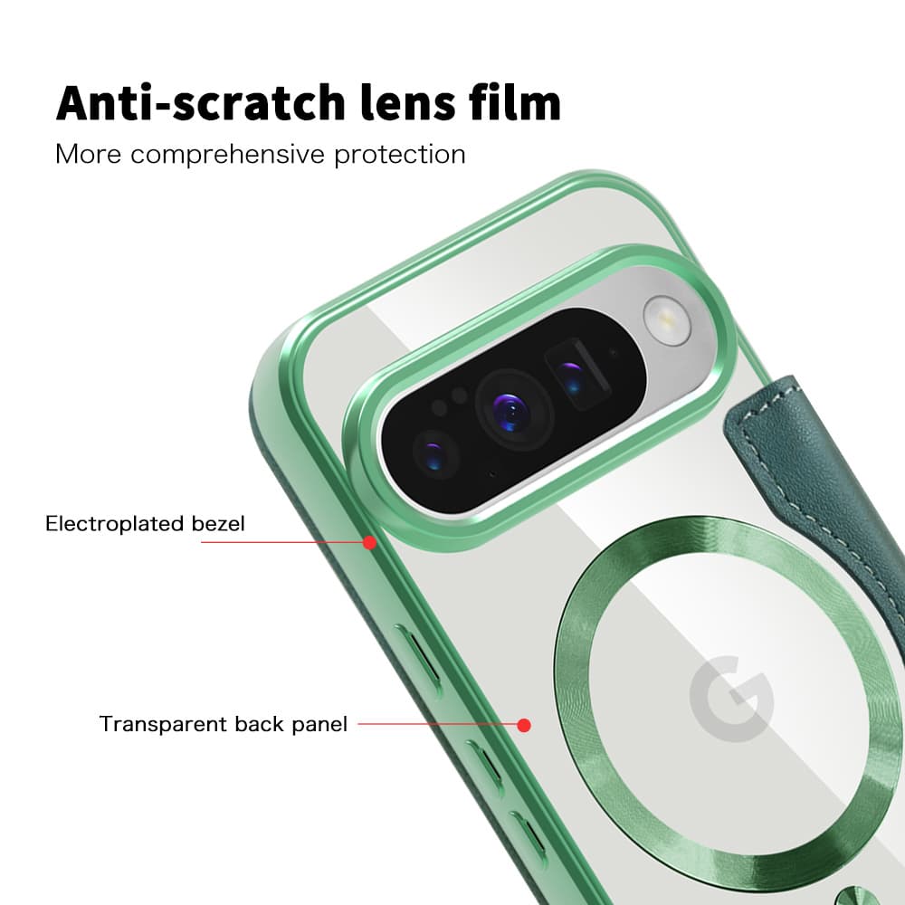 Pouzdro na knihu Techsuit SmartMag pro Google Pixel 10 Pro XL zelené - náhled 3