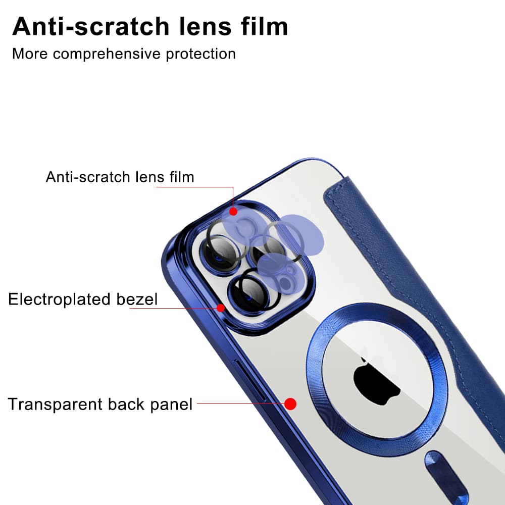 Techsuit SmartMag knížkové pouzdro iPhone 11 Pro Max světle modrá - náhled 3