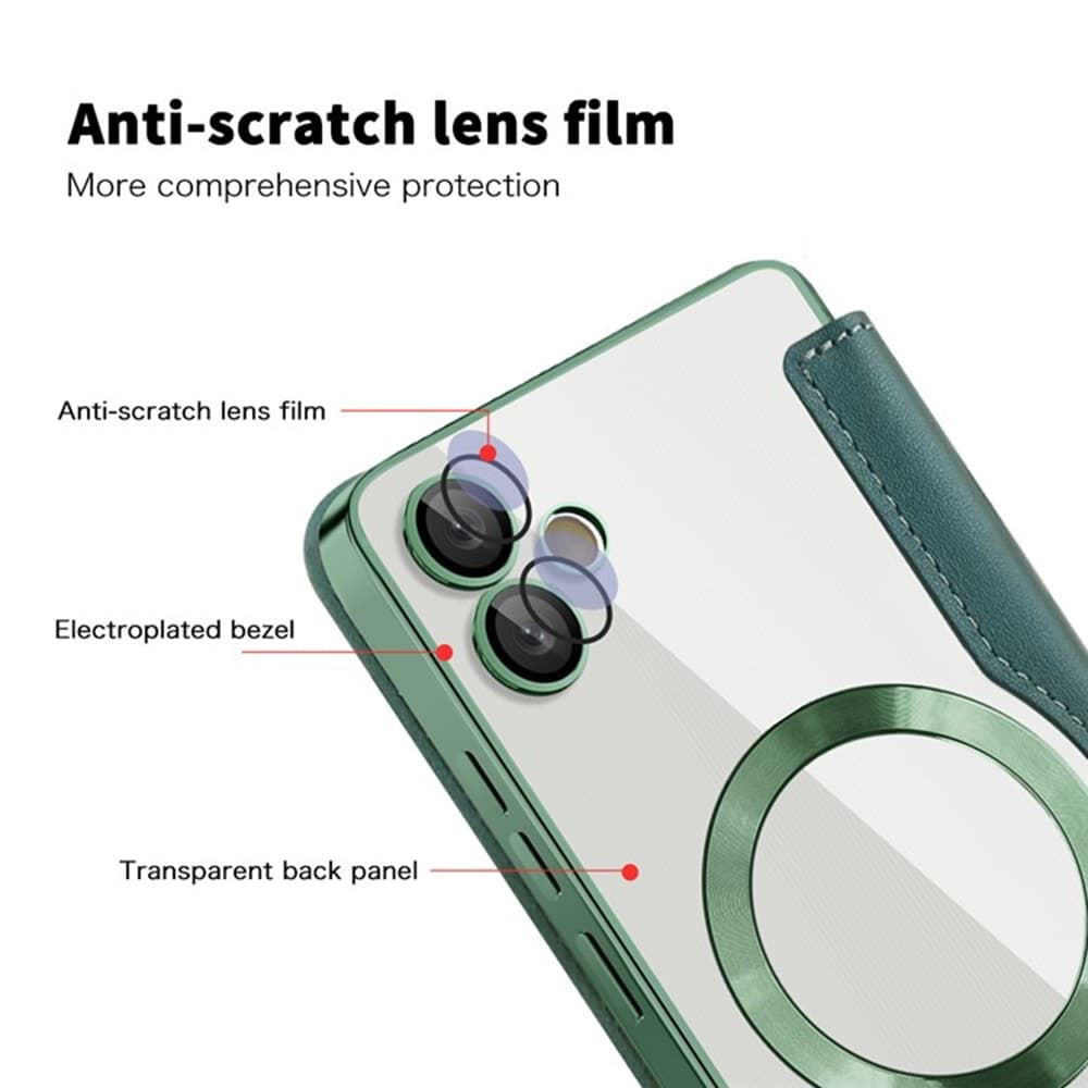 Pouzdro na knihu Techsuit SmartMag pro Samsung Galaxy A05 zelené - náhled 3