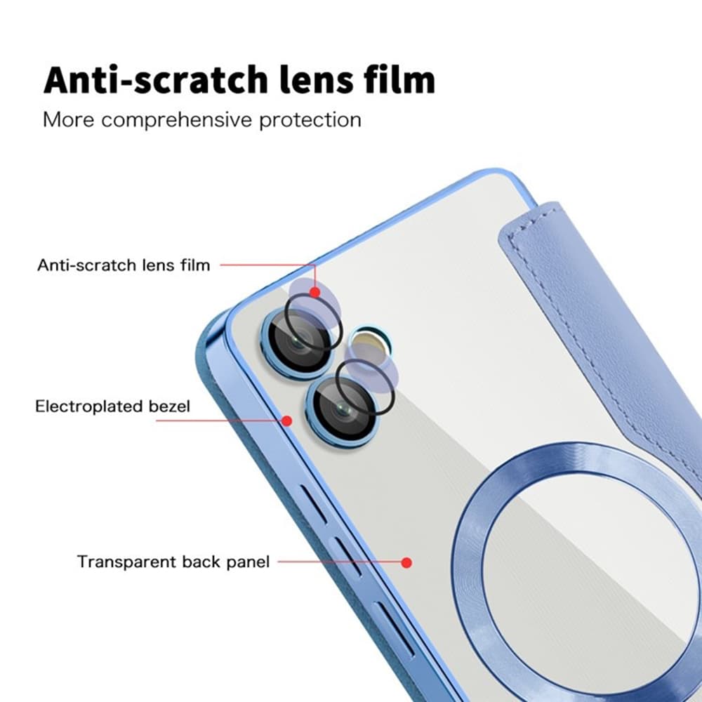 Pouzdro na knihu Techsuit SmartMag pro Samsung Galaxy A05 světle modré - náhled 3