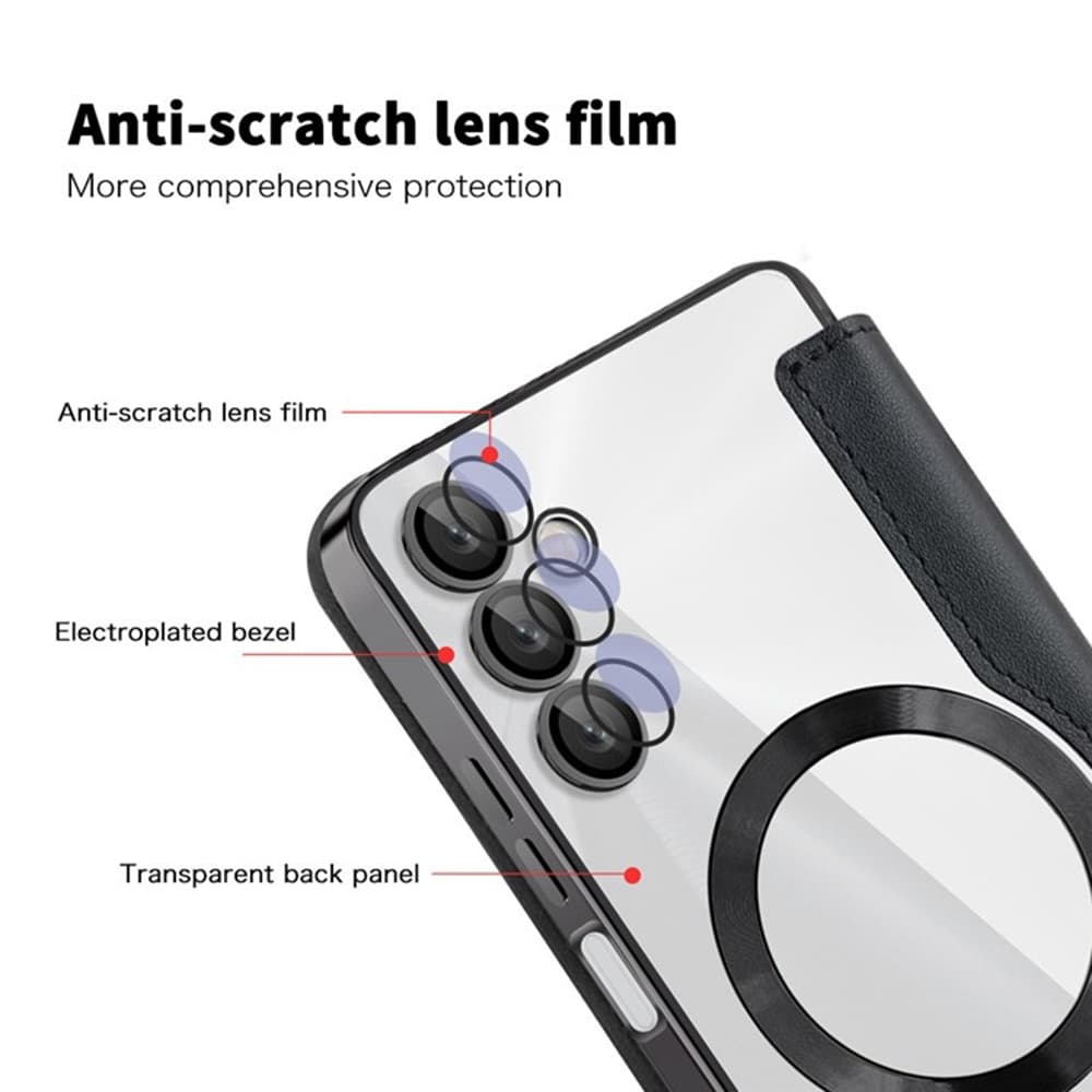 Pouzdro na knihu Techsuit SmartMag pro Samsung Galaxy A05s černé - náhled 3