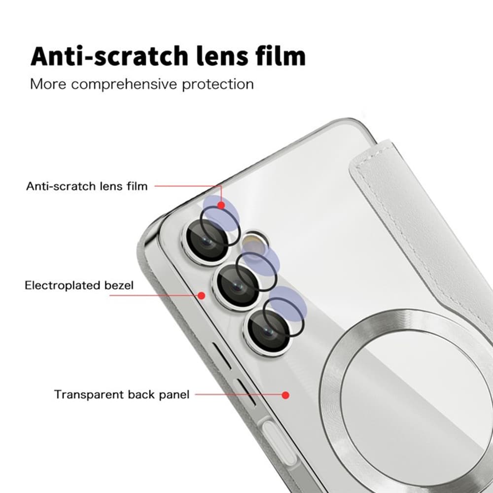 Pouzdro na knihu Techsuit SmartMag pro Samsung Galaxy A05s šedé - náhled 3