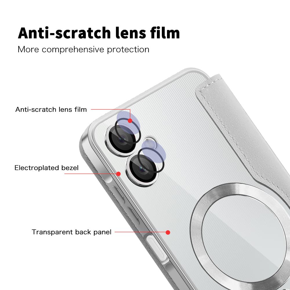 Pouzdro na knihu Techsuit SmartMag pro Samsung Galaxy A06 šedé - náhled 3