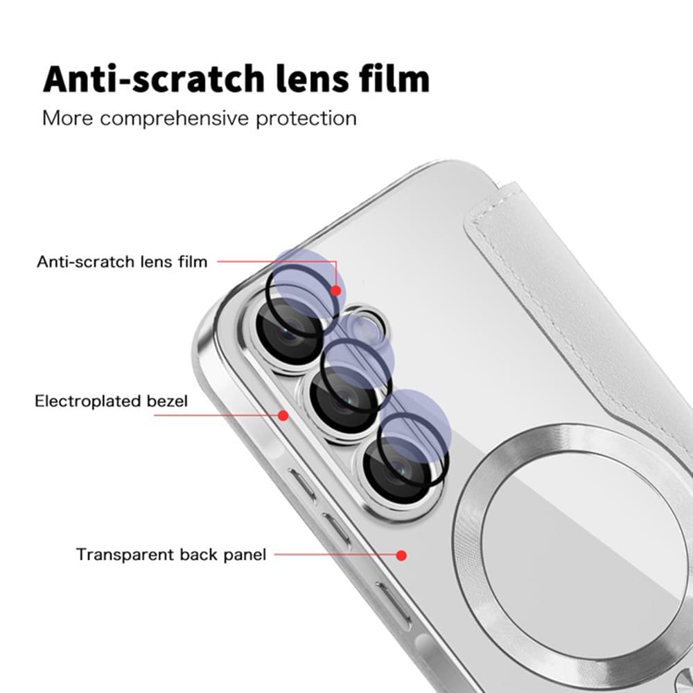 Pouzdro na knihu Techsuit SmartMag pro Samsung Galaxy A36 5G šedé - náhled 3