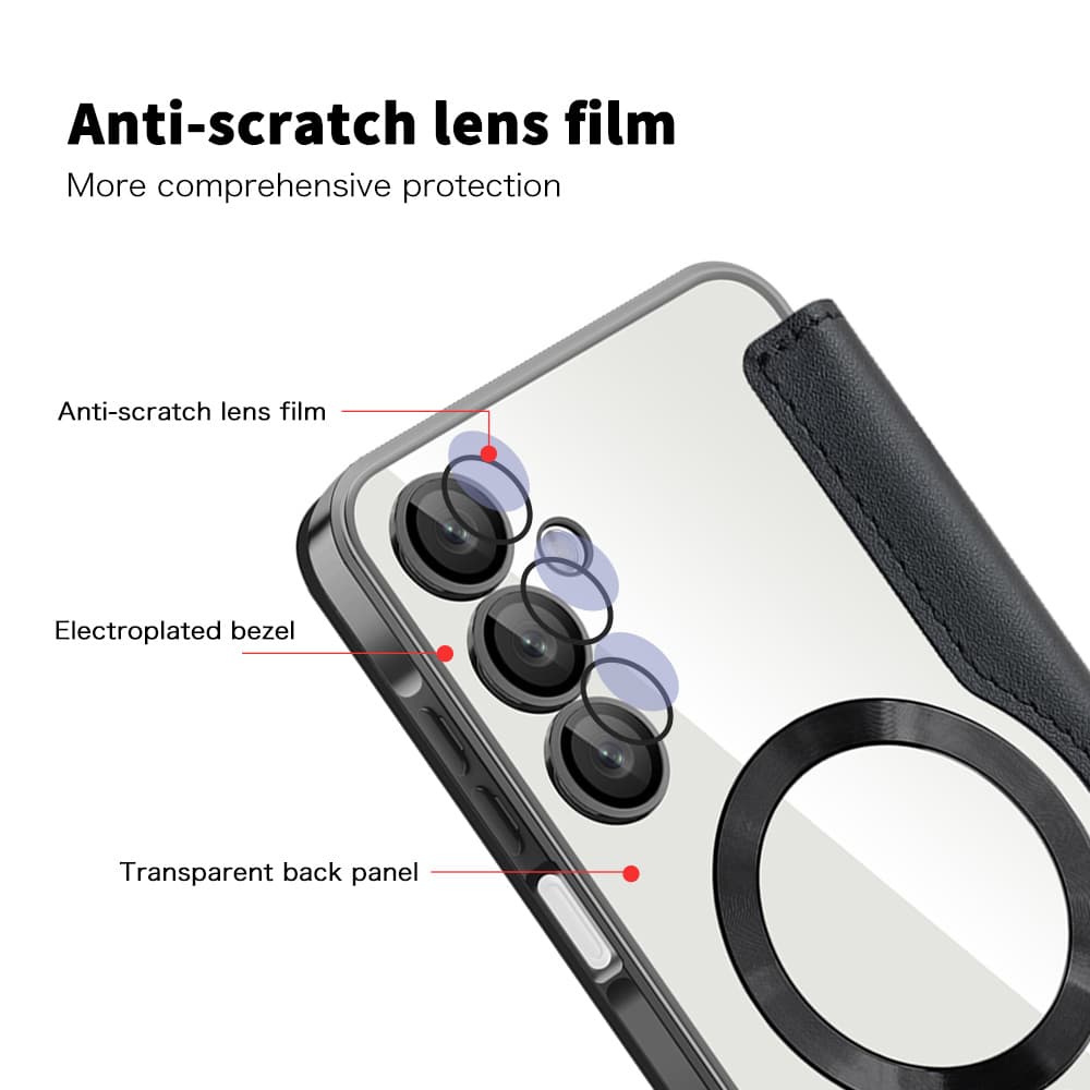 Pouzdro na knihu Techsuit SmartMag pro Samsung Galaxy A16 4G / A16 5G černé - náhled 3