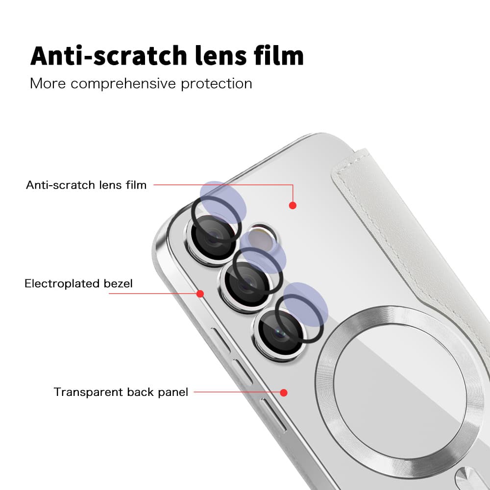 Techsuit SmartMag knižní pouzdro Samsung Galaxy S23 šedé - náhled 3