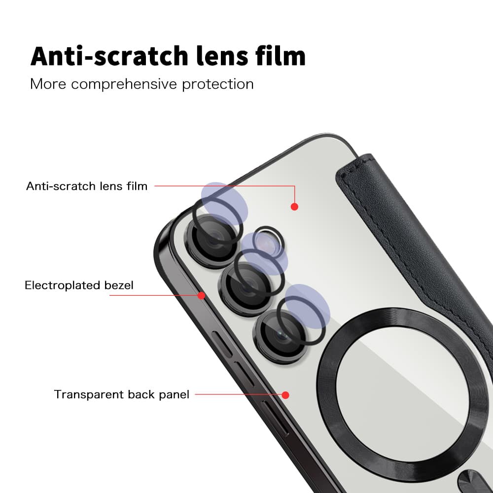 Pouzdro na knihu Techsuit SmartMag pro Samsung Galaxy S24 Plus černé - náhled 3