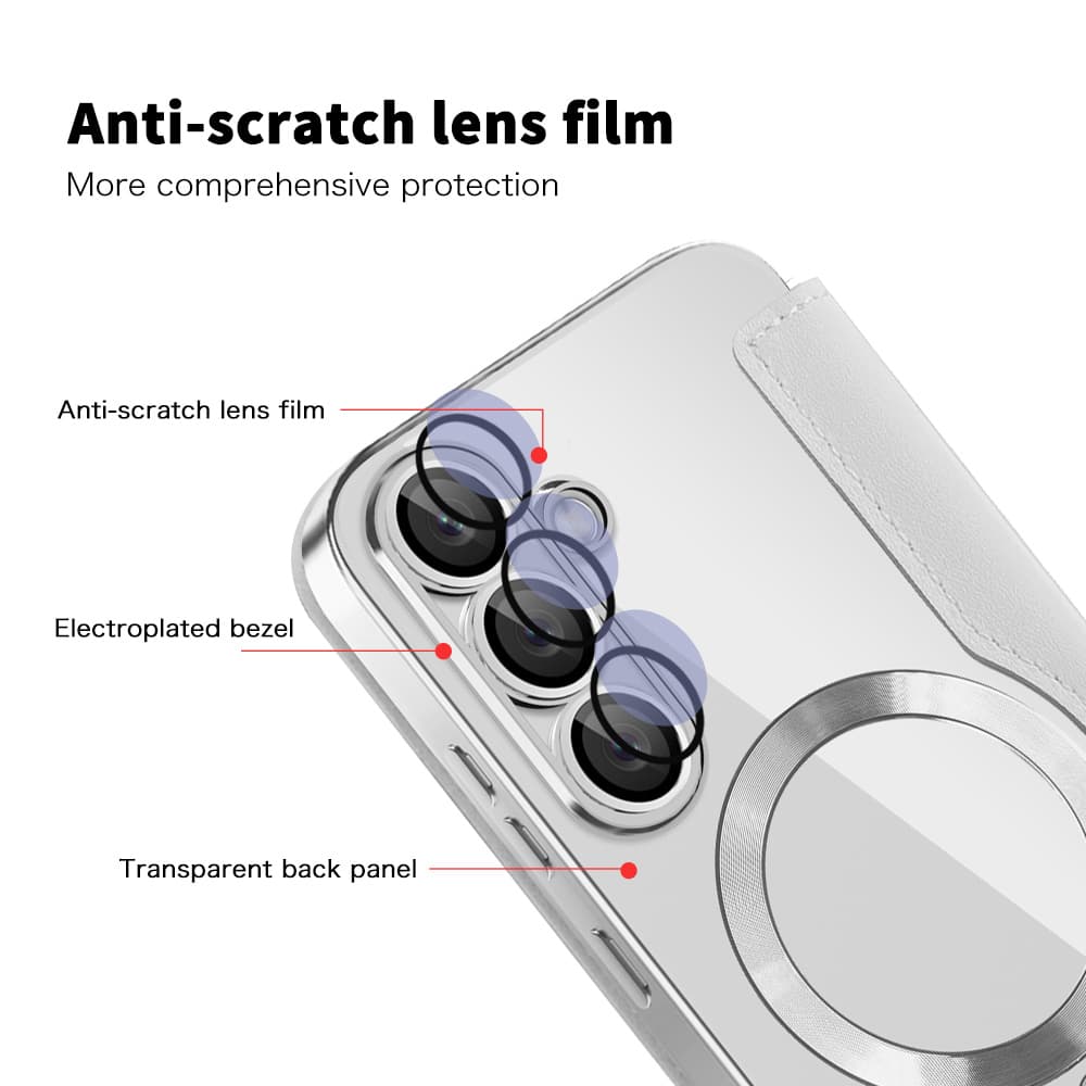 Pouzdro na knihu Techsuit SmartMag pro Samsung Galaxy S25 Plus šedé - náhled 3