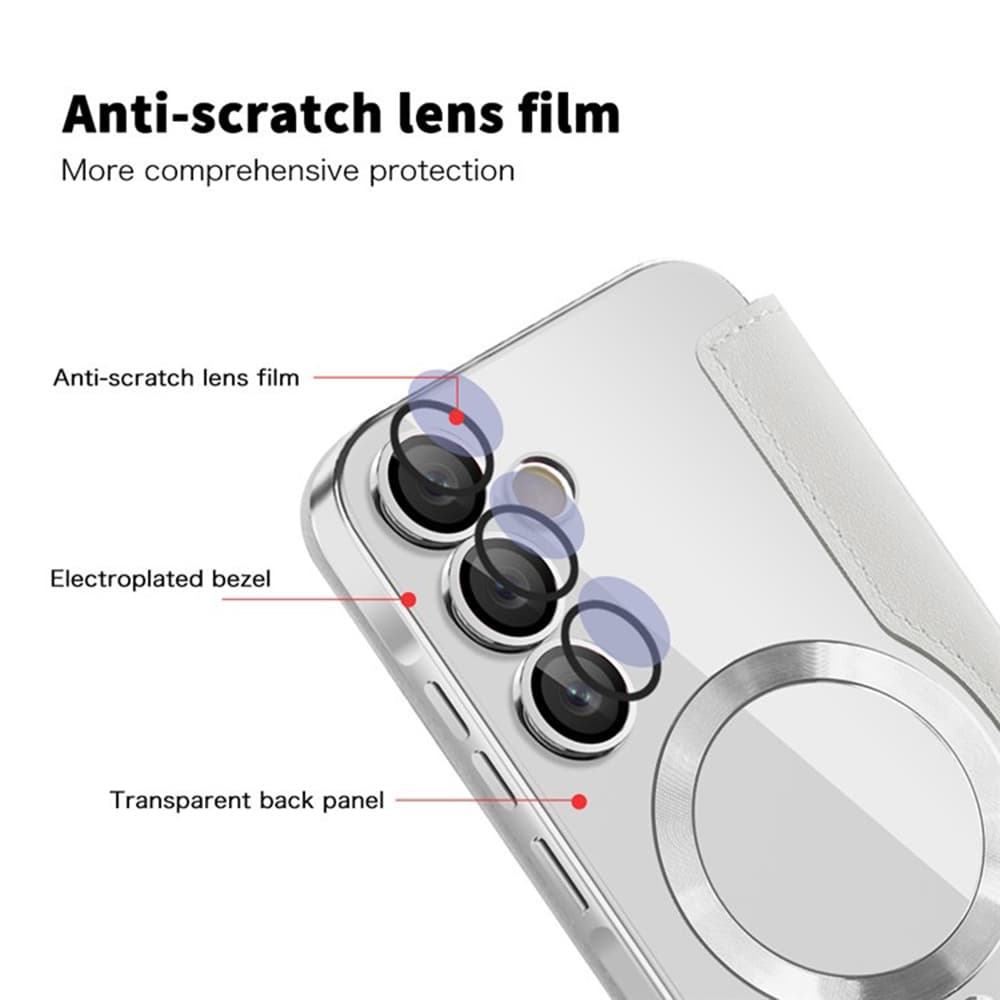 Pouzdro na knihu Techsuit SmartMag pro Samsung Galaxy A35 5G šedé - náhled 3
