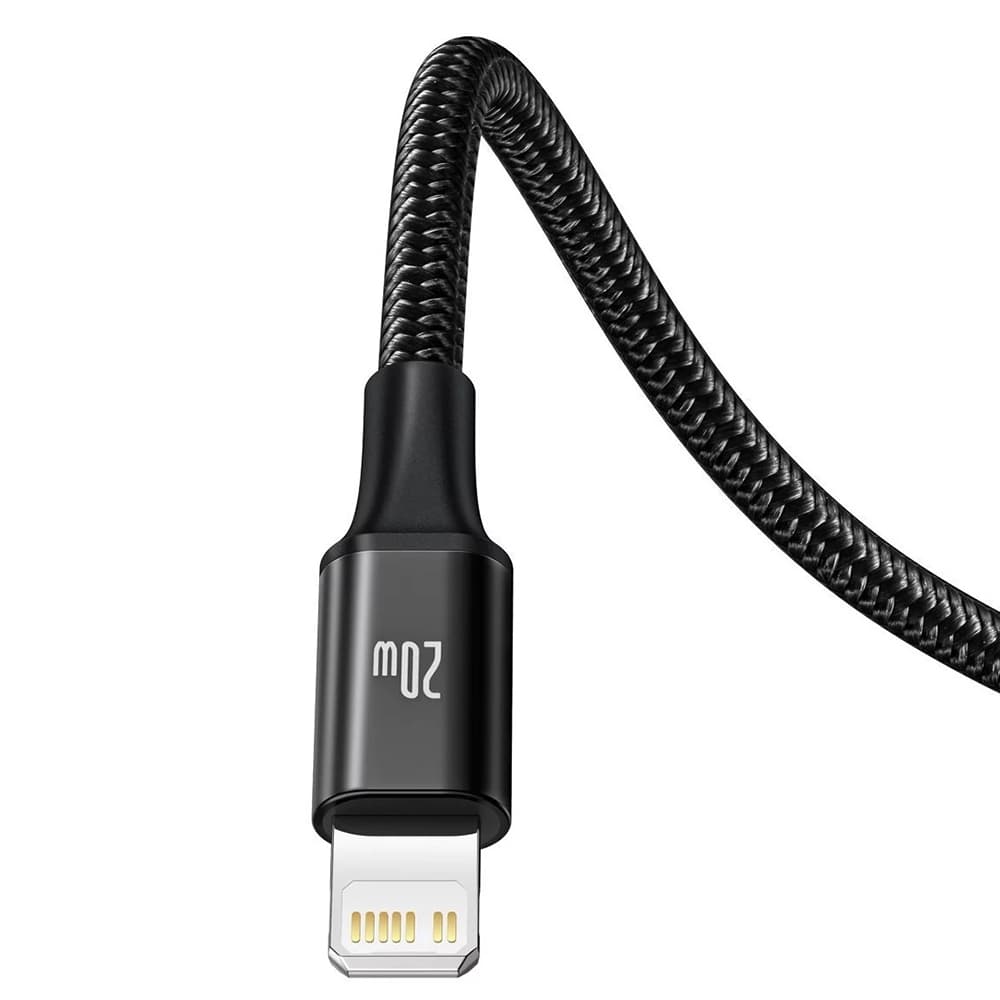 Nabíjecí Kabel Baseus Rapid Series 3v1 (20W / 1.5m) černý - náhled 3