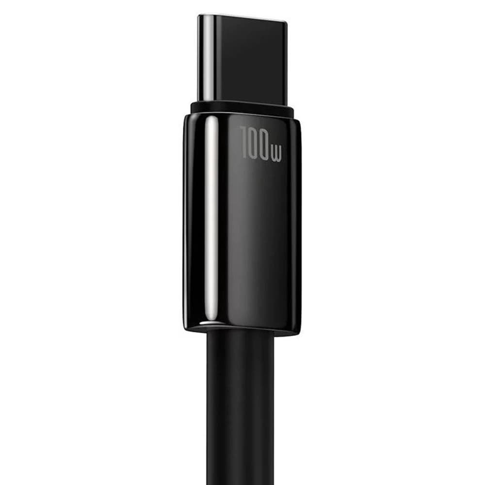 Baseus Data Cable Tungsten Gold USB na Type-C Super Fast Charge 100W 1m černý - náhled 3