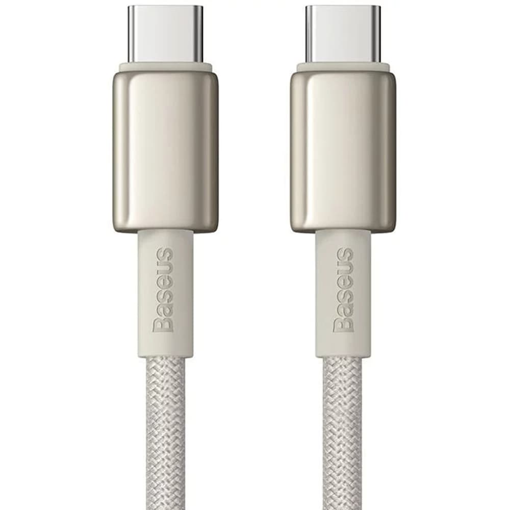 Baseus Data Cable Tungsten Gold Type-C na Type-C Super Fast Charge 100W 480Mbps 1m zlatá - náhled 3