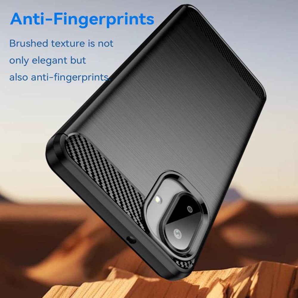Techsuit Carbon Silicone pro Samsung Galaxy A07 4G černý - náhled 3