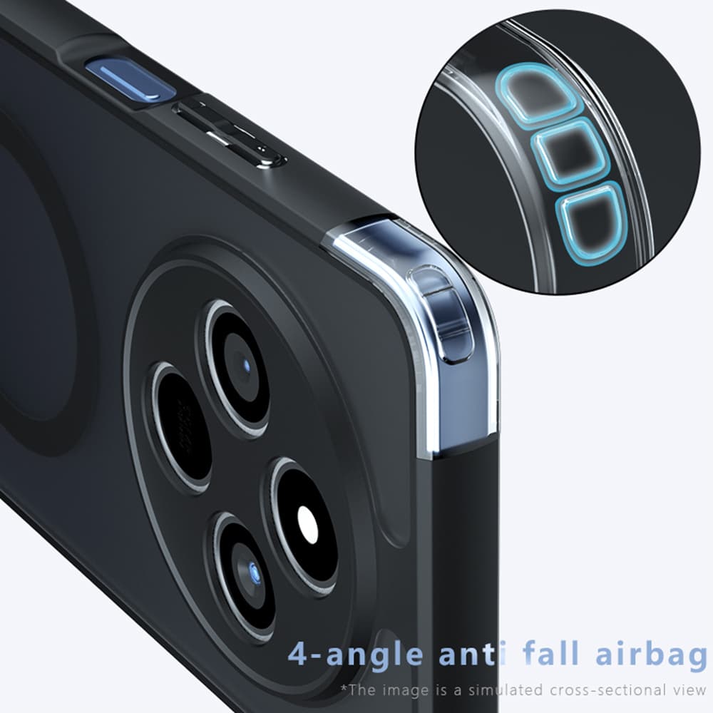Techsuit PureFrost MagSafe pro Xiaomi Redmi 14C v matné černé - náhled 3