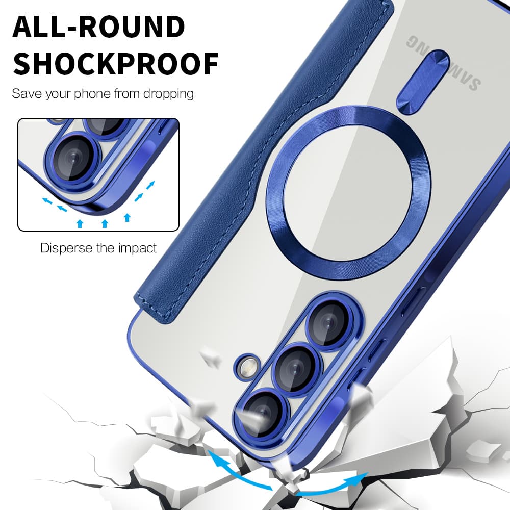 Pouzdro na knihu Techsuit SmartMag pro Samsung Galaxy A26 5G modré - náhled 3
