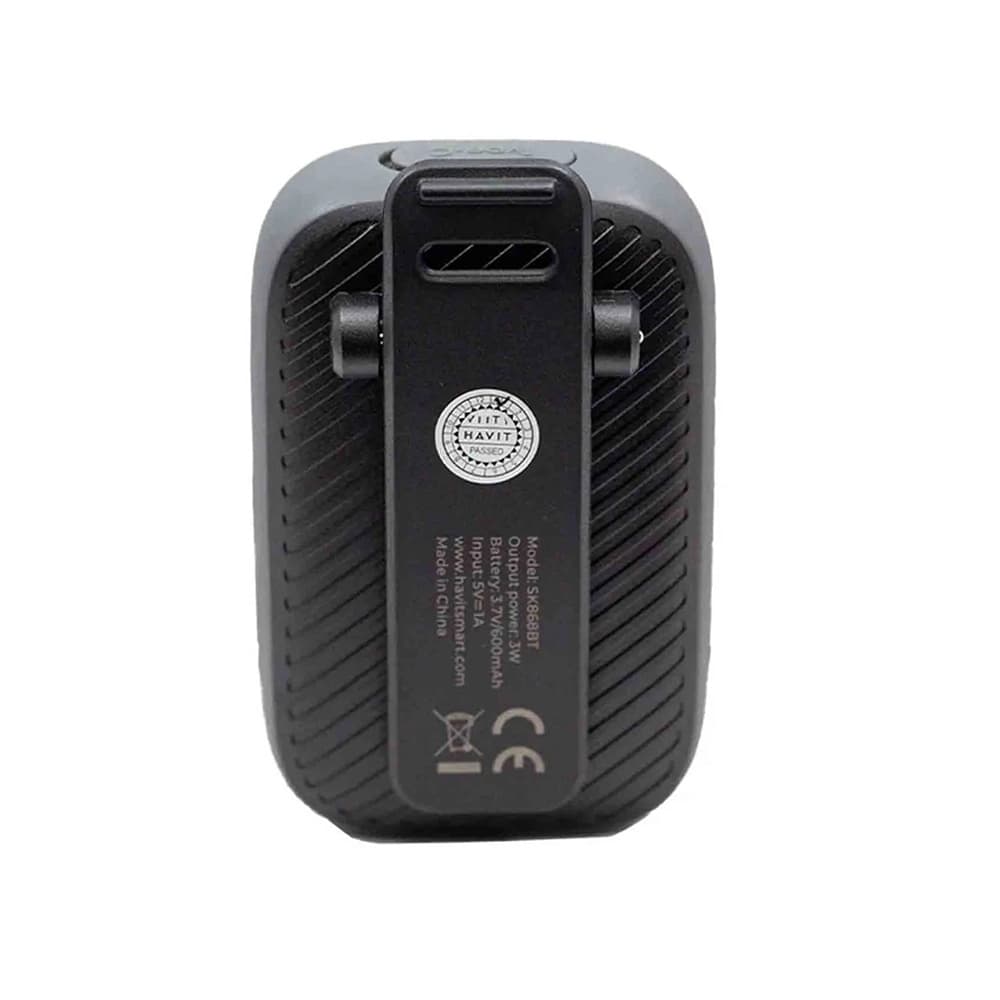 Havit Wireless Speaker SK868BT Bluetooth V5.4 5W 600mAh IP67 TWS svítilna handsfree Type-C černý - náhled 3