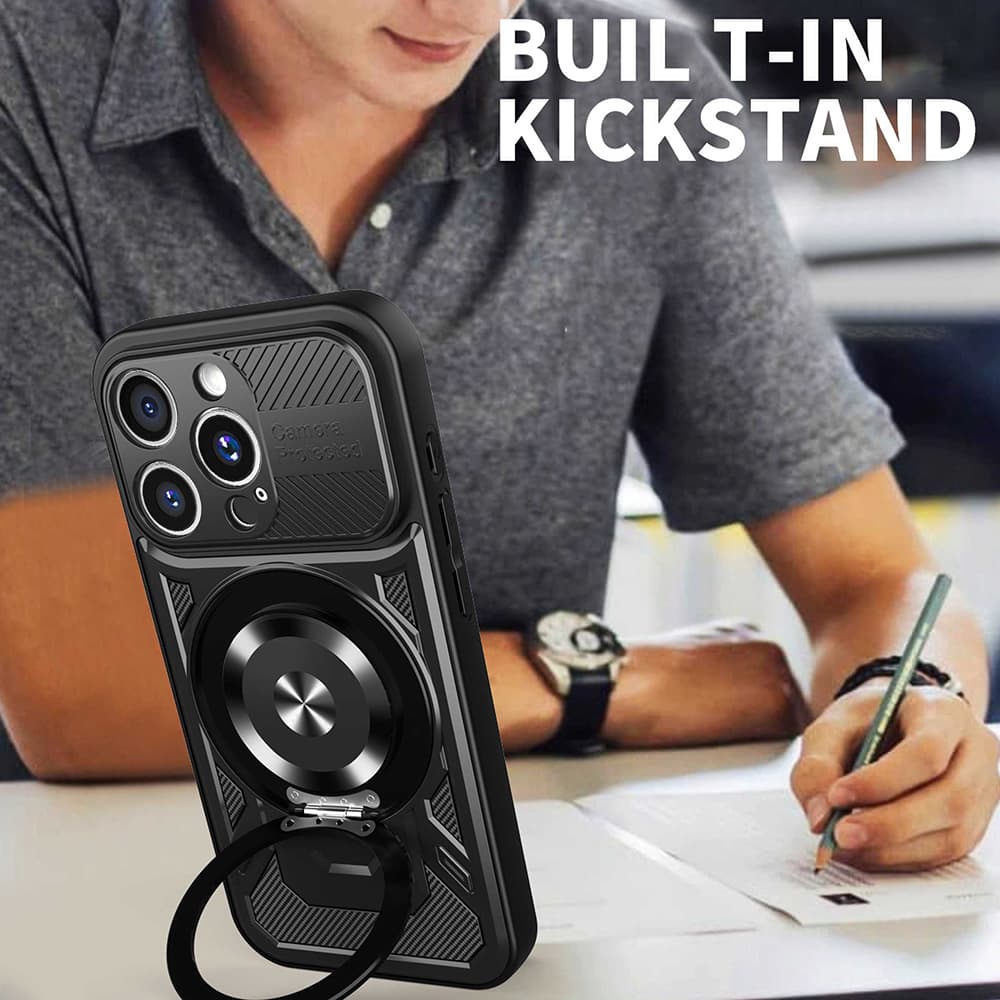 Techsuit RuggedCam pro iPhone 16 Pro fialová - náhled 3