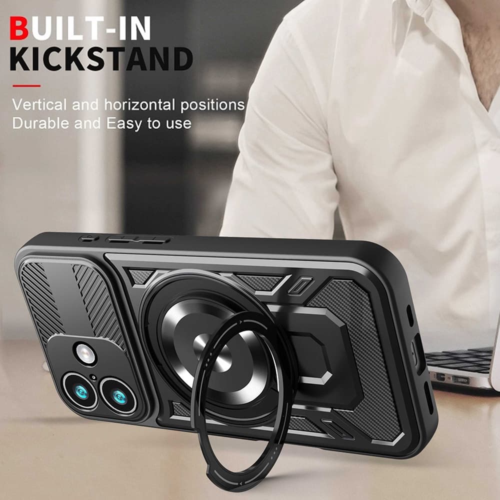 Techsuit RuggedCam pro iPhone 17 modrá - náhled 3