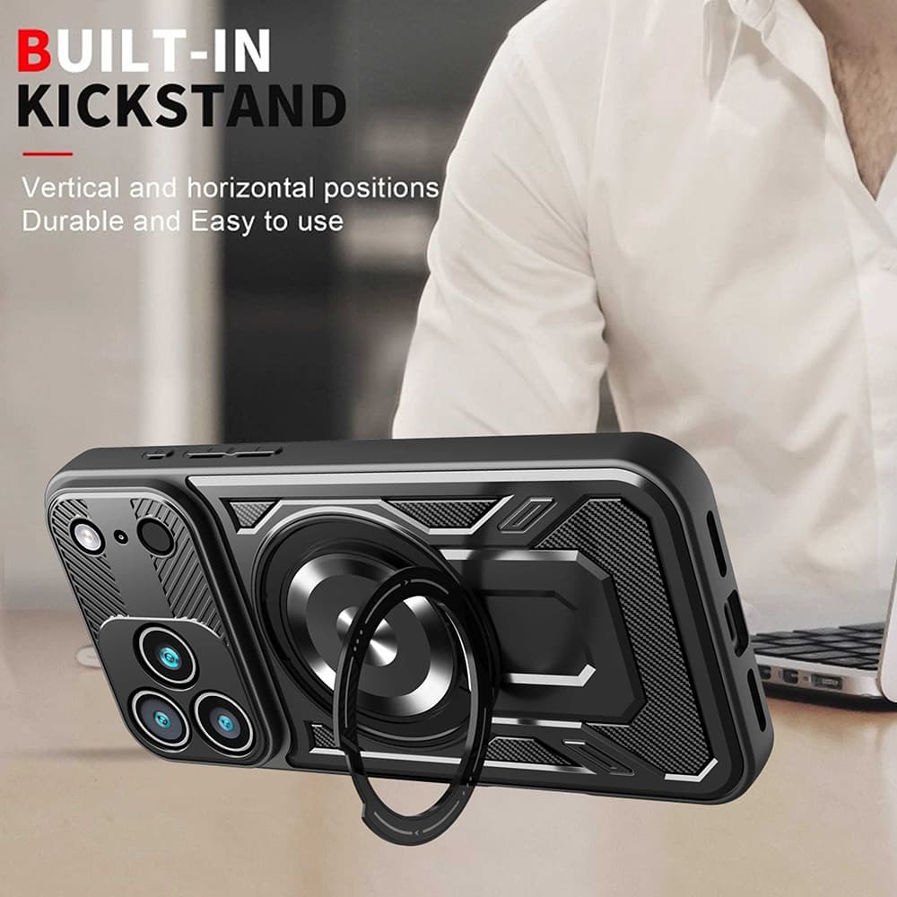 Techsuit RuggedCam pro iPhone 17 Pro Max šedý - náhled 3