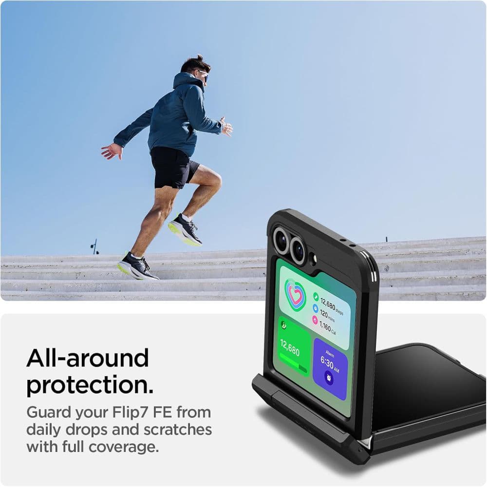Spigen Tough Armor Pro MagSafe pro Samsung Galaxy Z Flip6 / Flip7 FE černá - náhled 3