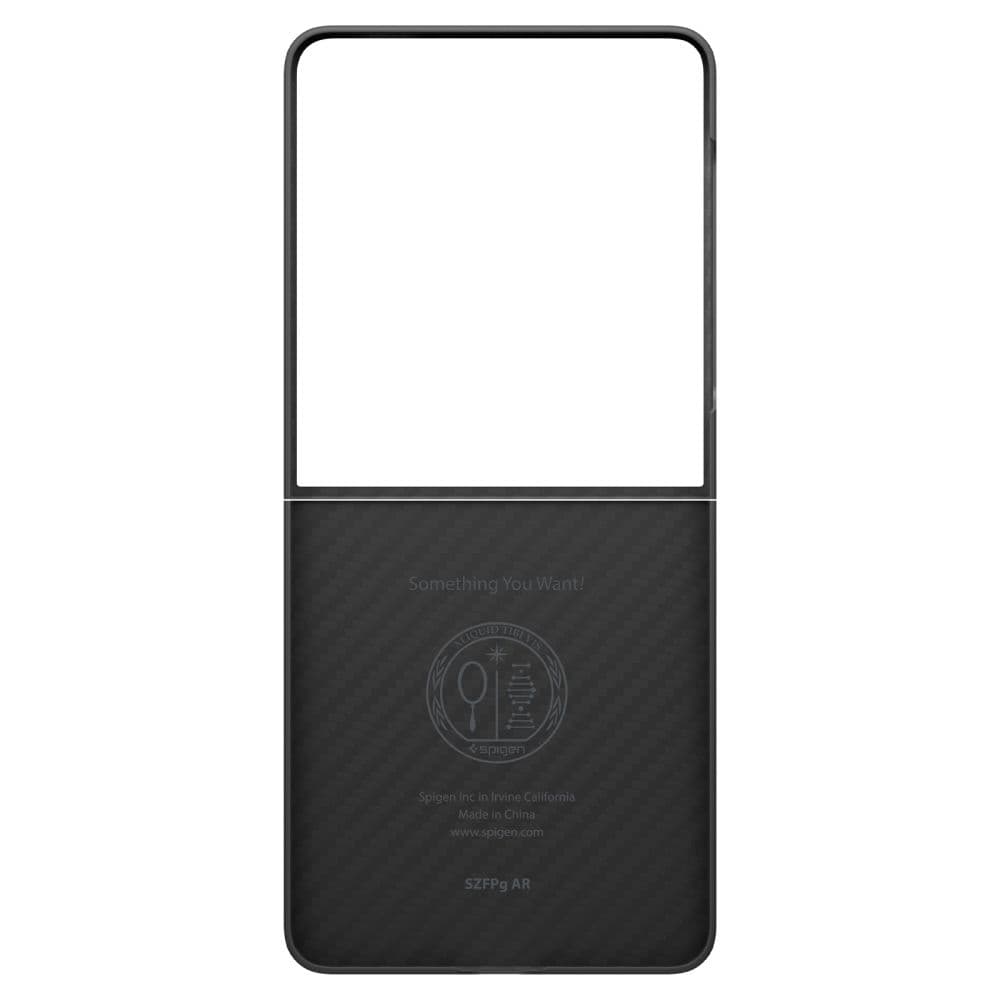 Spigen Air Skin Samsung Galaxy Z Flip7 Aramid černá - náhled 3