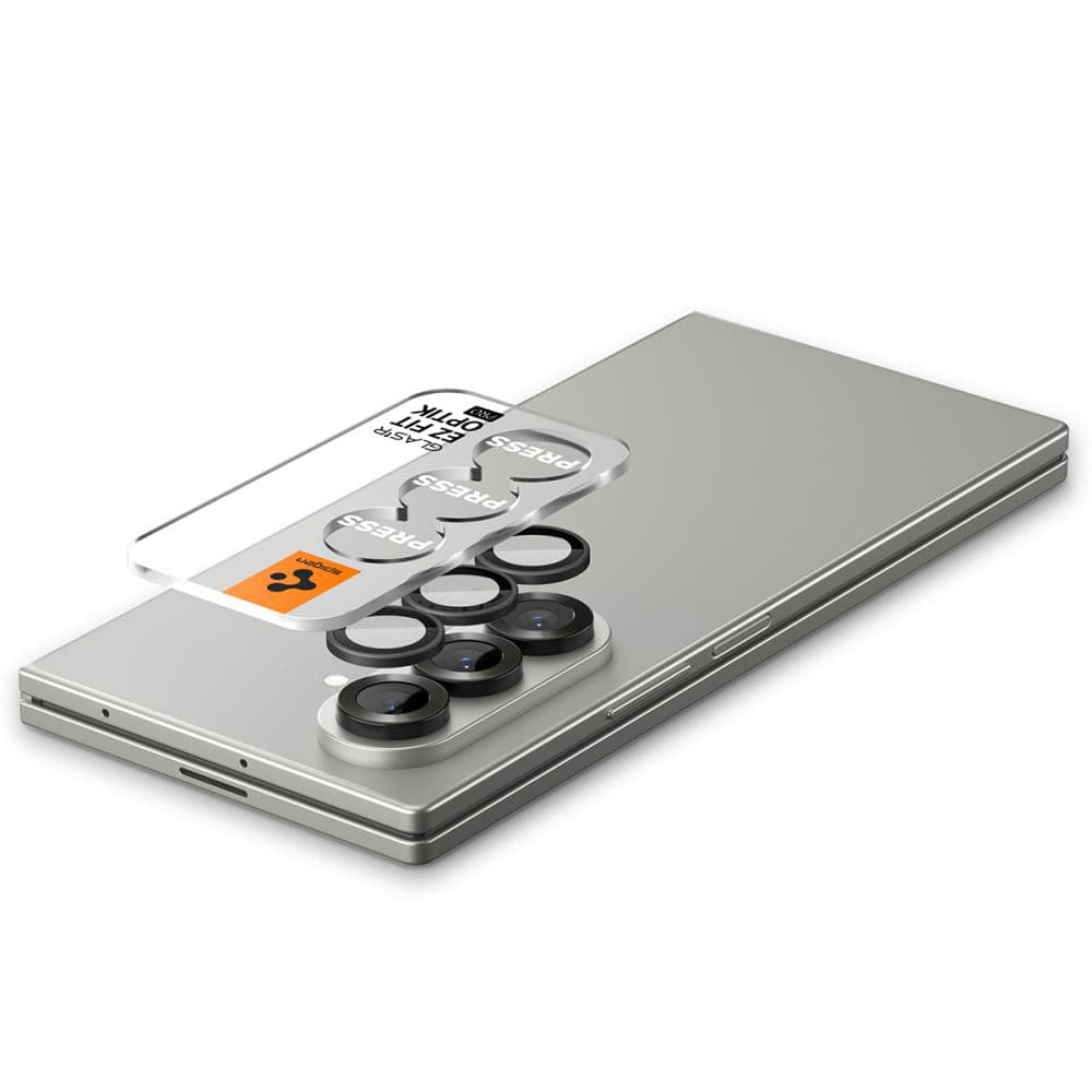Spigen Optik.tR EZ Fit Pro HD sklo na kameru (2 ks) Samsung Galaxy Z Fold7 černá - náhled 3