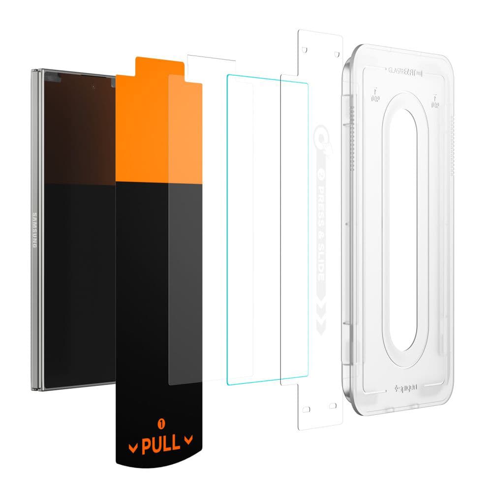 Spigen Glas.tR EZ-FIT Pro HD (2 balení) Samsung Galaxy Z Fold7 průhledný - náhled 3