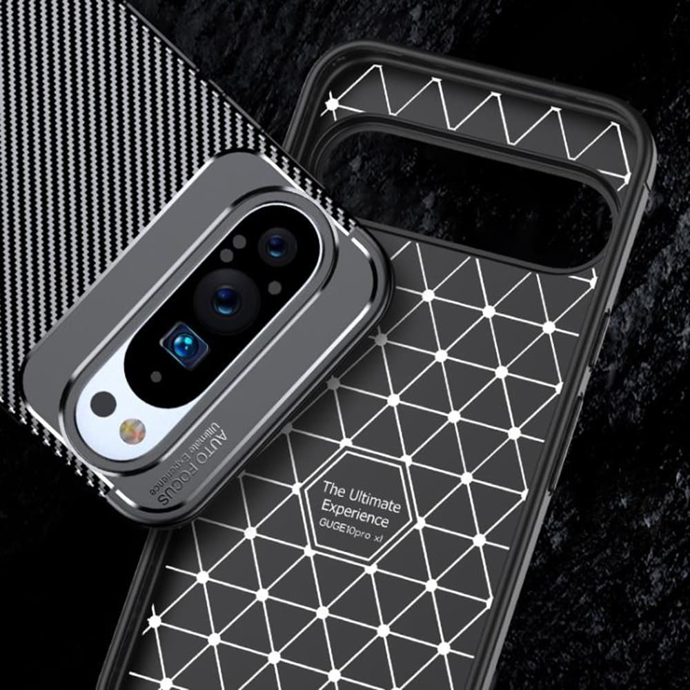 Pouzdro Techsuit CarbonFiber pro Google Pixel 10 / 10 Pro černé - náhled 3