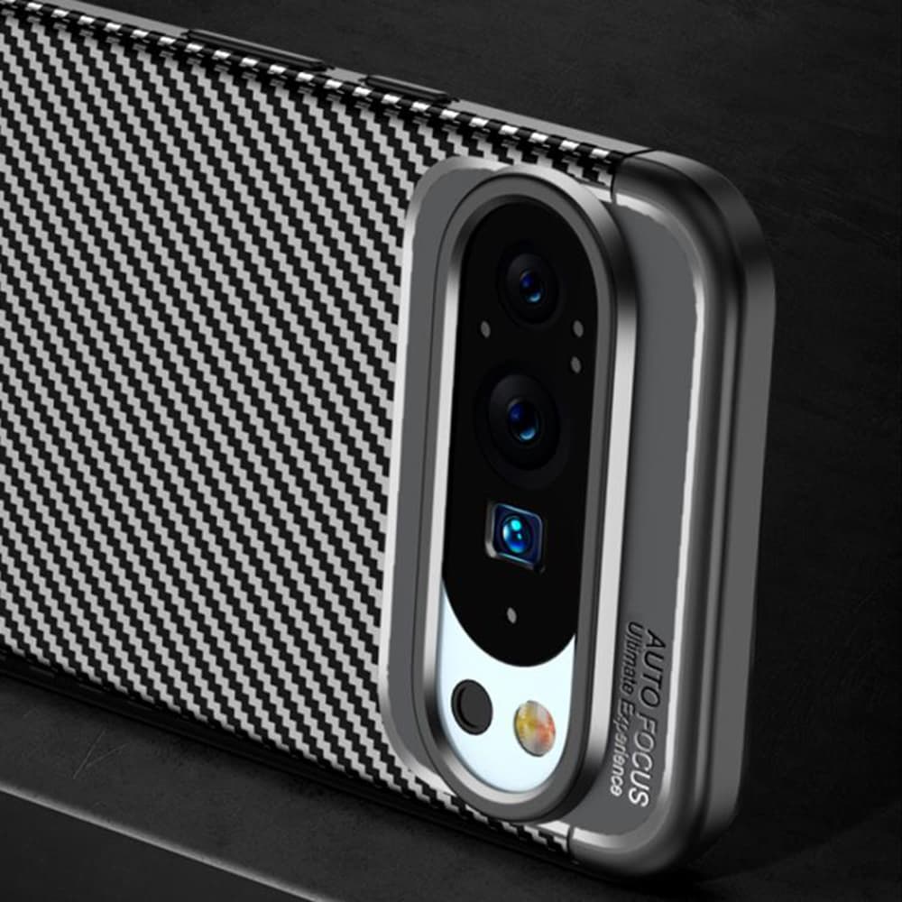 Pouzdro Techsuit CarbonFiber pro Google Pixel 10 Pro XL černé - náhled 3