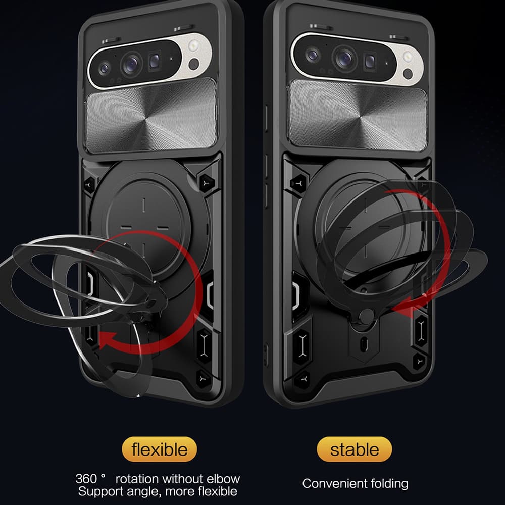 Techsuit CamGuard Pro Google Pixel 10 / 10 Pro červený - náhled 3